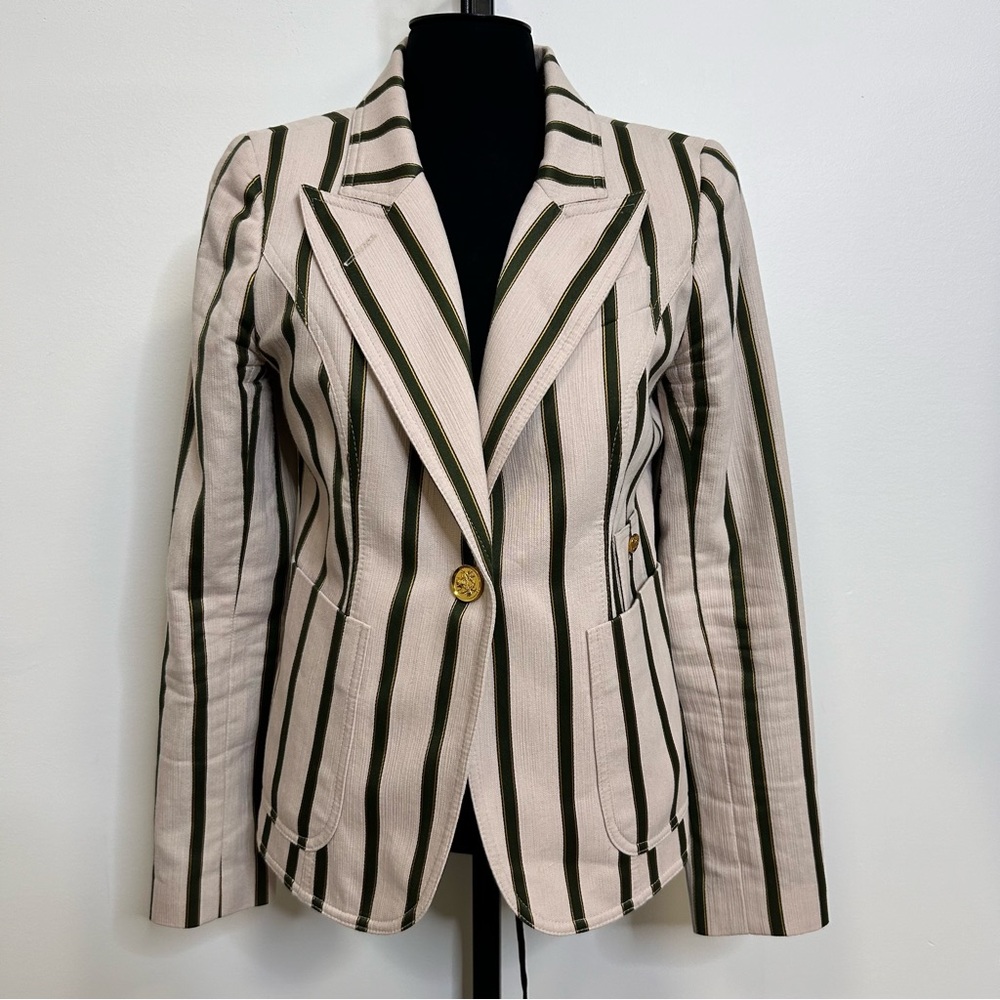 ◾️Smythe Duchess Patch Pocket Stripped Blazer
